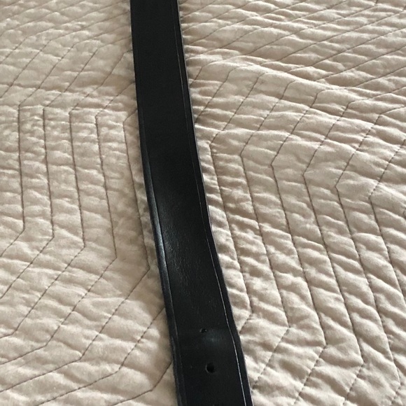 Hugo boss men’s leather casual belt - black - Picture 2 of 5